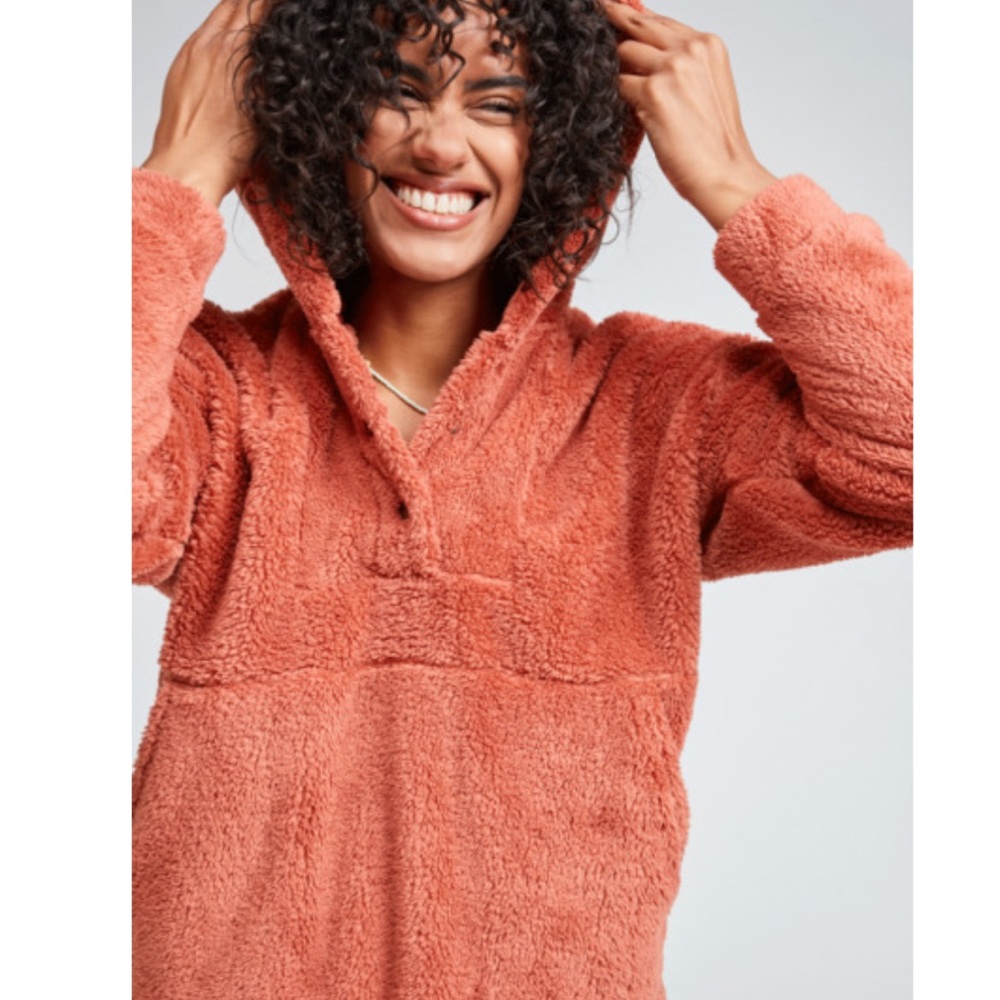 Roxy Teddy Jacket in Rust